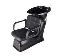 Sedia professionale per shampoo con ciotola regolabile, in pelle impermeabile e design ergonomico per un comodo lavaggio dei capelli