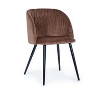 Sedia Queen velvet ruggine Ruggine