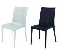 SEDIA RATTAN BISTROT BIANCHE 1 PEZZO