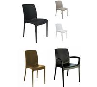 Sedia Rattan Esterno Giardino Polipropilene Ristorante Boheme Grand Soleil 01
