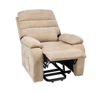 Sedia reclinabile elettrica RISE Beige Tessuto