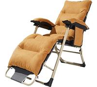 Sedia reclinabile - Lettino pieghevole regolabile per patio, giardino, spiaggia e piscina - comodi cuscini supporta fino a 150 kg G-Style Outdoor reclinabile