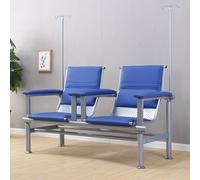 Sedia reclinabile medica con bracciolo regolabile e supporto per palo IV per procedure di estrazione del sangue e flebotomia in cliniche e sale di trattamento