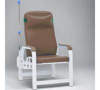 Sedia reclinabile medica con cestino portaoggetti laterale, sedia per flebotomia, reclinabile metà e completa con braccioli, supporto per palo IV e supporto antigoccia