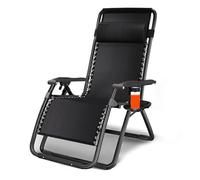 Sedia reclinabile pieghevole da esterno con tavolino imbottito per il massimo comfort relax e tempo libero nel tuo giardino o cortile