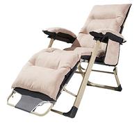 Sedia reclinabile regolabile con cuscini, sedia pieghevole portatile per patio, giardino, spiaggia e piscina, supporta fino a 150 kg di relax confortevole