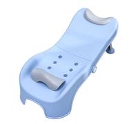 Sedia Reclinabile Regolabile Per Shampoo Per Bambini, Poltrona Reclinabile Portatile Per Shampoo, Pieghevole Con Tappetino Antiscivolo, Adatta Per Bambini E Bambine(Blue)