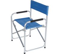 SEDIA REGISTA ALLUMINIO cm. 47x57x78 h col. Blu