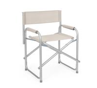 Sedia Regista Cayo Colore Grigio Chiaro