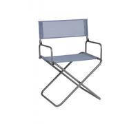 Sedia pieghevole Lafuma Mobilier FGX XL Batyline Iso blu grigio scuro