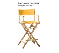 Sedia Regista Pieghevole Legno Faggio Make Up Artist Professionale