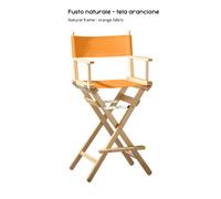 Sedia Regista Pieghevole Legno Faggio Make Up Artist Professionale