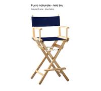 Sedia Regista Pieghevole Legno Faggio Make Up Artist Professionale