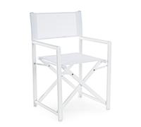 Sedia Regista Taylor Bianco
