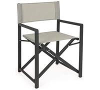 BIZZOTTO - Sedia Regista Taylor Grigio Scuro/Bone