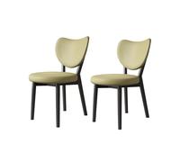 Sedia retrò con schienale, for il tempo libero, di seconda mano, tavolo da pranzo, sedia, sgabello(Grün)