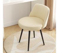 Sedia ricoperta di accento, sedia di cuoio ergonomica della vasca per il | Sedia ergonomica per soggiorno o ufficio, elegante design a vasca con comodo schienale per rilassarsi e lavorare
