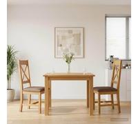 Sedia Sala da Pranzo 2 Pcs, Legno di Rovere Massiccio Grigio | Seduta imbottita in schiuma, design rettangolare moderno, facile da montare, manutenzione semplice