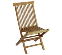 Sedia Salina in legno di teak pieghevole richiudibile
