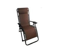 Sedia Sdraio Reclinabile Poltrona Comfort Zero gravity Pieghevole acciaio Relax