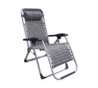 Sedia sdraio richiudibile zero grigio con telaio rinforzato