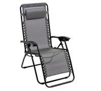 Sedia Sdraio Zero Gravity da Giardino Chaise Longue Pieghevole da Esterno Sdraio