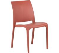 Sedia set 4 pz in resina impilabile made in Italy design per interno esterno ...