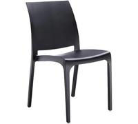 Sedia set 4 pz in resina impilabile made in Italy design per interno esterno ...