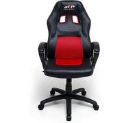 SEDIA SGABELLO POLTRONA RACING ROSSO E NERO STUDIO UFFICIO CAMERA CASA SM 10/21
