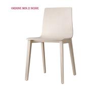 SEDIA SMILLA FAGGIO (LEGNO) SBIANCATO CASA BAR RISTORANTE HOTEL SCAB DESIGN
