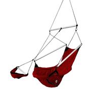 Sedia sospesa in paracadute rosso rosso
