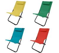 Sedia spiaggina sdraio per mare spiaggia piscina campeggio richiudibile relax al