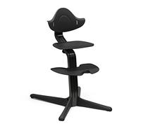 Sedia Stokke Nomi, Nero - Favorisce la seduta attiva - Regolazione perfetta senza utensili - Include un poggiapiedi stabile e ruote anti-ribaltamento - Sostiene fino a 150 kg