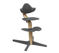 Sedia Stokke Nomi, Rovere/Anthracite - Favorisce la seduta attiva - Regolazione perfetta senza utensili - Include un poggiapiedi stabile e ruote anti-ribaltamento - Sostiene fino a 150 kg