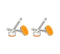 Sedia/Tavolo/Comò/Equalizzatore di livelli, 4 pz equalizzatori di livello delle gambe per mobili resistenti, cuscinetti in gomma gialla solida per livellare le gambe della vite, utilizzate per banchi