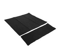 Sedia Tela di Ricambio Tela 1 Set per le Sedie del Regista Accessori in Tessuto Multicolore 52 Cm X 42 Cm+52,5 X 19,5 Realizzati in Materiale Durevole da Uso Quotidiano per Vivere (BLACK)