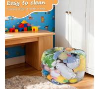 Sedia Trasparente Con Contenitore Per Animali,Sacco Pouf con Contenitore,Sedia Impermeabile Trasparente - Per Camera Da Aula Viaggio Stanza Giochi Casa Stanza Bambini Soggiorno Dormitorio