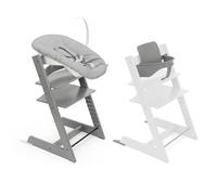 Sedia Tripp Trapp con Newborn Set e Baby Set, Storm Grey - Design sicuro, regolabile ed ergonomico