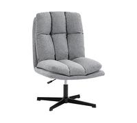 SEDIA UFFICIO HOMCOM 83B-711V00LG - ergonomica regolabile girevole in rete design moderno