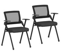 SEDIA UFFICIO HOMCOM IT83A-388V00BK - ergonomica regolabile con braccioli, girevole in rete