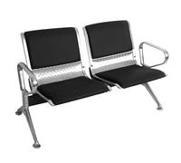 SEDIA UFFICIO OSPITE PANCA 2 POSTI SALA ATTESA CON BRACCIOLI E SCHIENALE PER SPAZI PUBBLICI IDEALE PER AMBIENTI COMMERCI