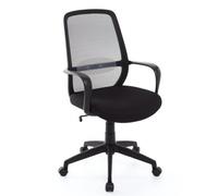 Sedia Ufficio Scrivania Ruote Nero Poltrona con Braccioli Operativa Ergonomica
