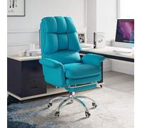 Sedia Ufficio Sedia da Gaming Sedia da scrivania direzionale per computer in pelle PU con poggiapiedi, sedia operativa ergonomica reclinabile ad altezza regolabile, per l'ufficio di casa (Size : C)