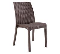 Sedia VIRGINIA o INDIANA In Simil Rattan Design Impilabile Made In Italy