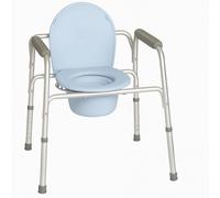Sedia WC Comoda 5 Funzioni in 1 Multifunzione Rialzo Water Supporto per Water