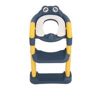 Sedia WC pieghevole per bambini con sgabello - Giallo, PVC, Antiscivolo