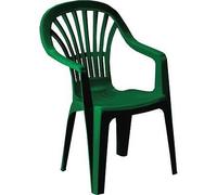 SEDIA ZENA + BRACCIOLI PROGARDEN PP VERDE CM 55X56 H.CM 90