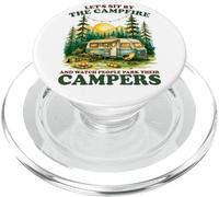 Sediamoci accanto al fuoco e guardiamo i campeggiatori PopSockets PopGrip per MagSafe
