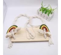 Sedie a dondolo in legno in posa oggetti di scena per neonati puntelli per