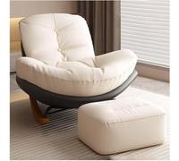 Sedie A Dondolo Sedia A Dondolo Morbida con Design del Poggiapiedi Comoda Sedia A Dondolo Imbottita Glider Rocker Divano da Soggiorno Sedia A Dondolo Reclinabile, Rocking Chair-b